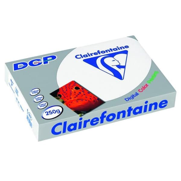 Pappersbunt - CLAIREFONTAINE - 1857 - A4 250g - 125 ark - Laser- och bläckstrålekompatibel