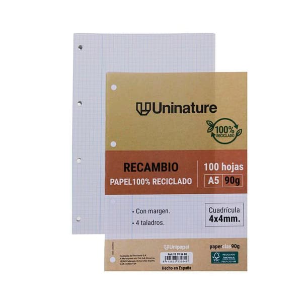 Lösblad - dubbelkopia Unipapel - 53393400
