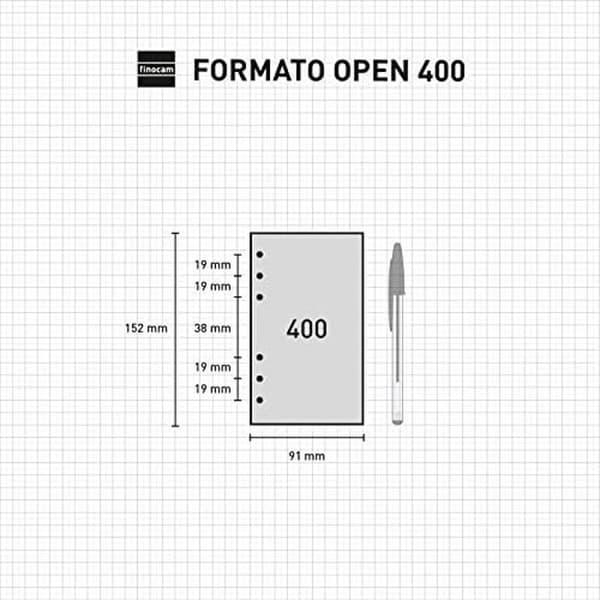 Laddar slätt - FINOCAM - Öppen R442 - 50 ark - 70 g/m² - Neutralt papper