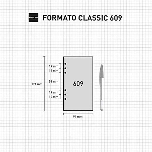 Ladda upp Agenda - FINOCAM - Classic C942 - 50 Sidor - Papper 70 g/m² - Enfärgad
