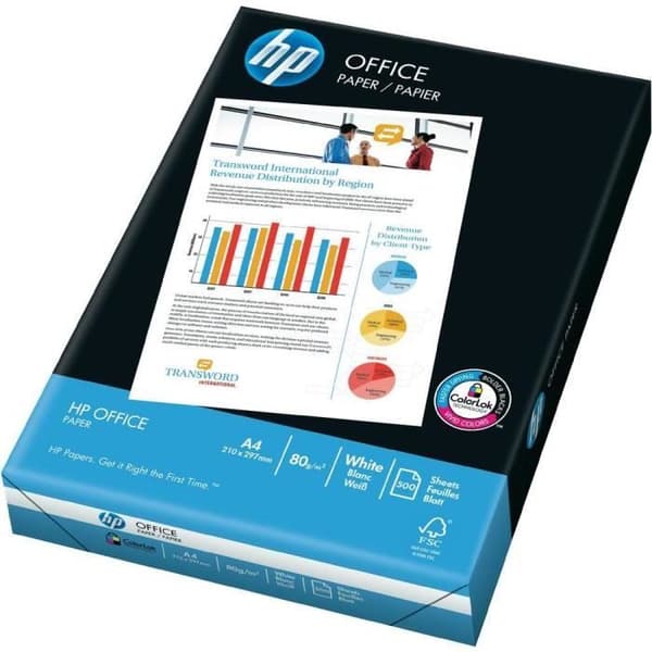 Papiertryck HP A3 80g 500F - HP - Papiertryck - Vit - DIN A3