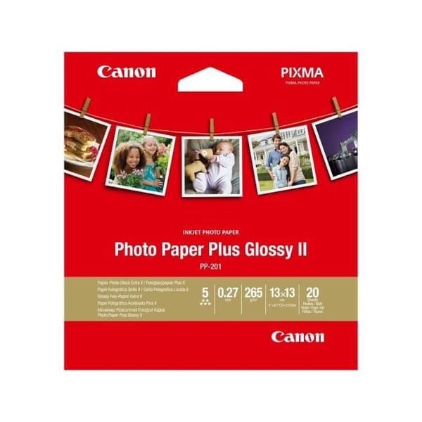 Fotopapper - CANON - 13x13 cm - Vit - Perfekt för socialt tryck - Överlägsen kvalitet