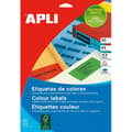 Miniatyrbild 2 av 2: Skrivarpapper - förpackning - rulle Apli - 12992 - Etiketter för skrivare 105 x 148 mm Blå 20 paneler