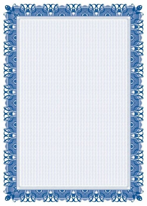 Diplom Argo Bleuet A4 170g/m2 /25 stycken/