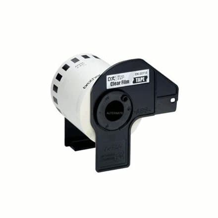 BROTHER P-Touch DK-22113 transparant continue length film 62mm x 15.24m
