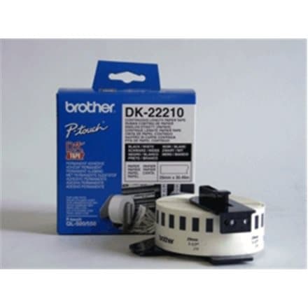 BROTHER DK22210 Tape Brother 29mm white QL-500A/QL-650TD/QL-1050/QL-1060N