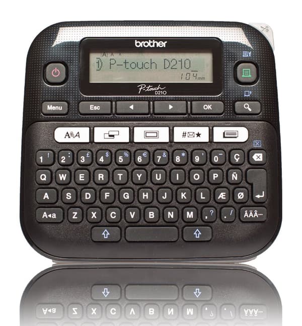 BROTHER PTD210YJ1 PTD210 P-touch imprimanta etichete Desktop TZe tapes 3.5 to 12 mm