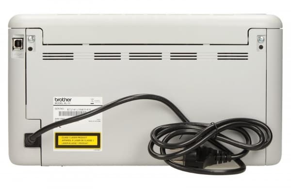BROTHER laser HL-1110E/ A4/ GDI/ 2400x600 dpi/ 1MB/ USB/ bílá Sort, Hvit