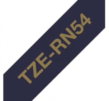 BROTHER P-Touch 24mm dark blue/gold ribbon tape