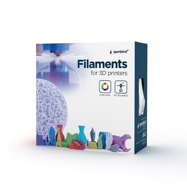 Filamentrulle GEMBIRD 3DP-PLA1.75GE-01-W