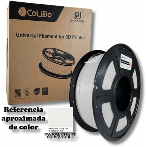 Filamentrulle CoLiDo COL3D-LCD163W Vit