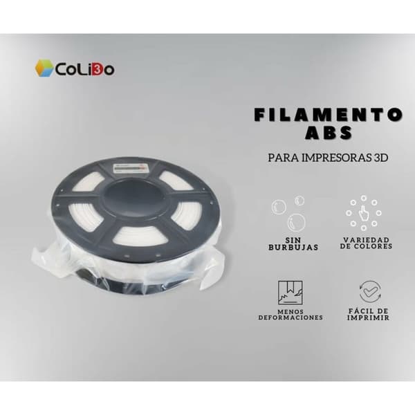 Filamentrulle CoLiDo COL3D-LCD163W Vit