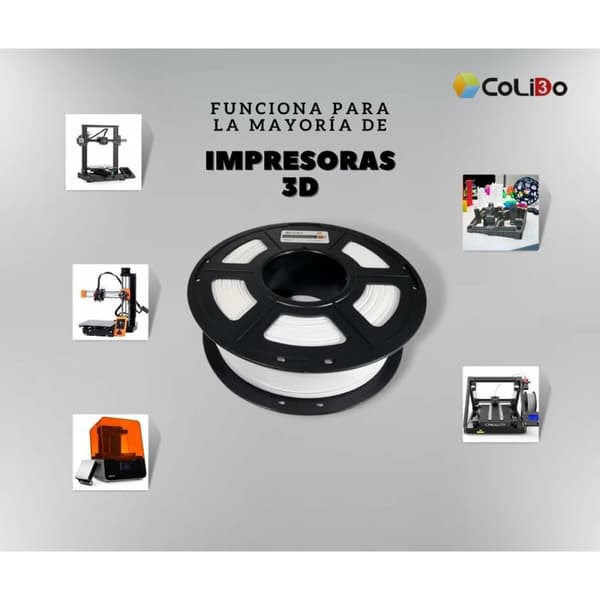 Filamentrulle CoLiDo COL3D-LCD163W Vit