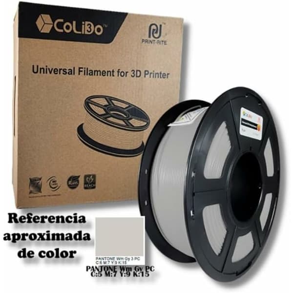 Filamentrulle CoLiDo Grå 1,75 mm