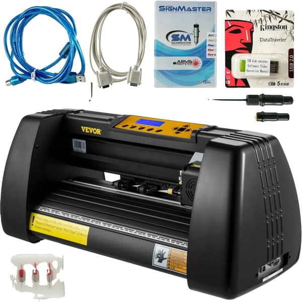 Vinylskärare Plotter, 500g Tryck, Hög Precisionsskärning,375 manuell
