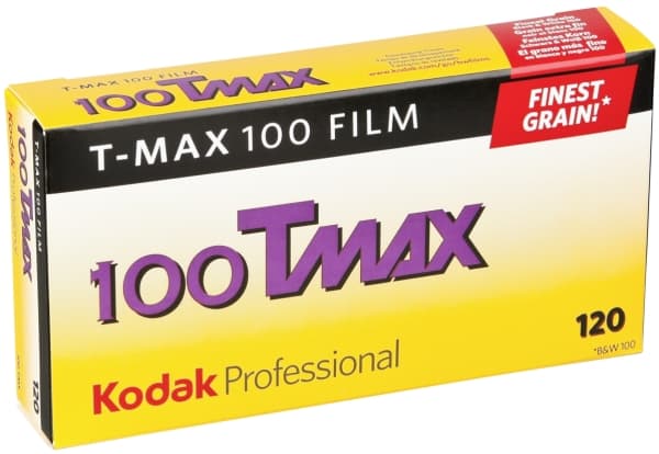 Kodak Professional T-Max 100 - Svart/hvit duplikatfilm - 120 (6 cm) - ISO 100 - 5 ruller