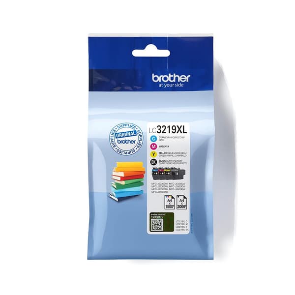 Brother LC-3219XLVAL - Blækpatron / Sort / Cyan / Magenta / Gul