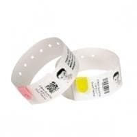 Zebra Z-Band Splash - Rød - 25,4 x 254 mm 350 label(s) (1 rulle(r) x 350) vandafvisende armbånd - til LP 2824 Plus