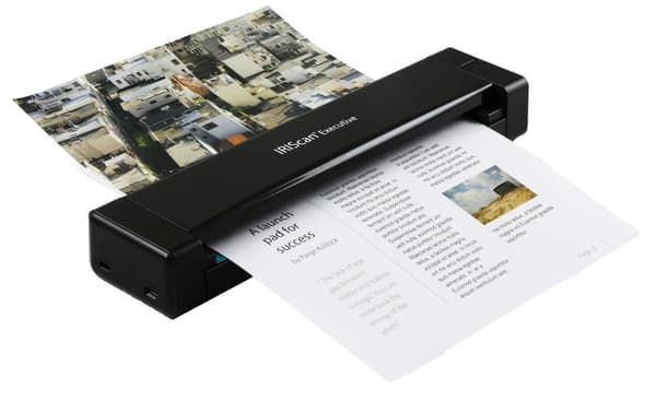 Iriscan Executive 4 - Arkføderet scanner - Dual CIS - duplex - 216 x 813 mm - 600 dpi x 600 dpi - op til 100 scanninger/dag - USB 2.0