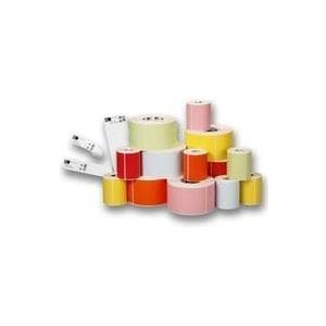 Zebra Z-Band Direct - Perforerade armband av polypropen med akryllim - 6 mil - vitt, svart känselmärke - 25,4 x 152,4 mm - 2100 st. (6 rulle(r) x 350)