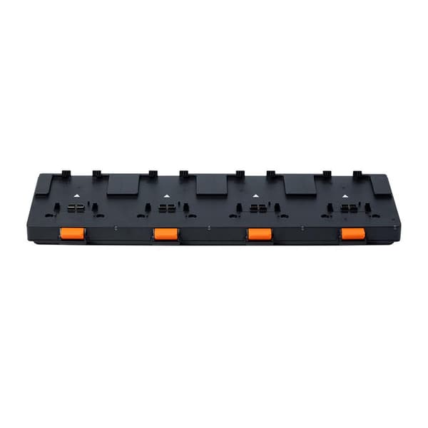 Brother 4 Slot Docking Cradle Charger - tulostimen latausasema - Ethernet - lähtöportit: 4 - RuggedJet RJ-3230BL, RJ-3250WBL musta
