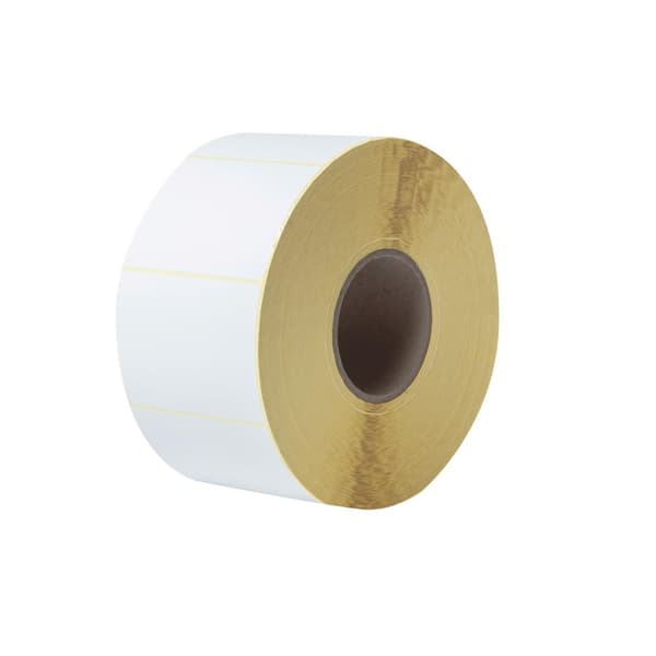 Brother Premium - Halvblank - Topcoated - Hvid - 102 x 74 mm 11600 etiketter (4 rulle(r) x 2900) udstansede etiketter - til Brother TJ-4020, TJ-4021,