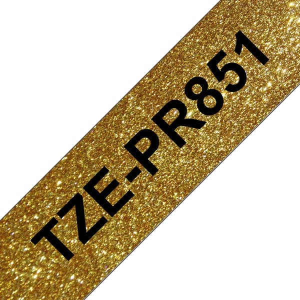 Brother TZe-PR851 Etikettskrivare Tejp Svart på guld