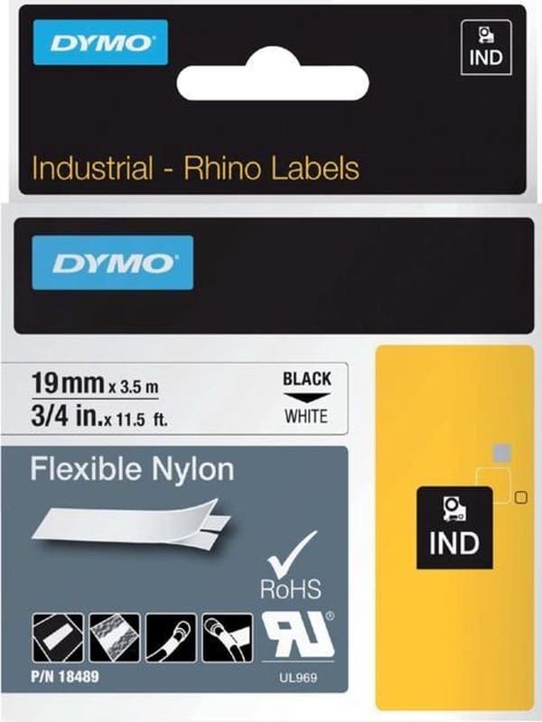 DYMO 19 mm fleksibel nylontape