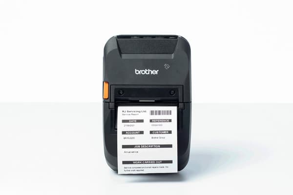 Brother RuggedJet RJ-3230BL - etikettskrivare - direkt termisk - rulle (7,2 cm) - 203 dpi - upp till 127 mm/sek. - USB, NFC, Bluetooth 5.0