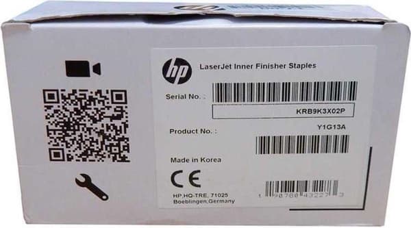 HP Y1G13A - 5000 hæfteklammer - HP - LaserJet Managed MFP E72425 - MFP E72530 - MFP E72535 - MFP E82540du - MFP E82550du - MFP E82560,... - 124.5mm -