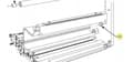 Miniatyrbild 1 av 2: BEARING,SLEEVE,FLANGED,NYLINER ,.251"ID,.2965"OD,.406"FOD