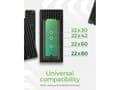 Miniatyrbilde 5 av 5: ICY BOX IB-1917M-C32 - Drevkabinett - M.2 - PCIe 3.0 x4 (NVMe) - USB 3.2 (Gen 2) - svart