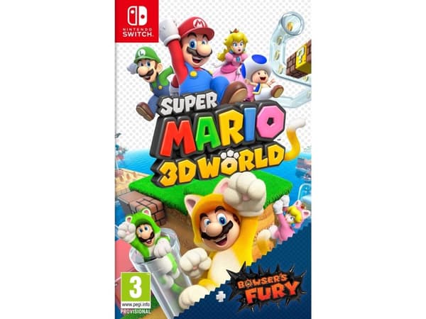 Nintendo Super Mario 3D World + Bowser’s Fury, Nintendo Switch, Multiplayer-läget, (Alla), Fysiskt medium