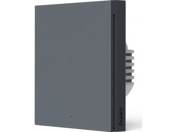Aqara WS-EUK01-G, Knapper, Trådløs, Grå, Polykarbonat (PC), Blå, ZigBee, Stand-by/Vent, Status