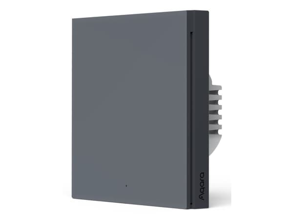 Aqara WS-EUK01-G, Knapper, Trådløs, Grå, Polykarbonat (PC), Blå, ZigBee, Stand-by/Vent, Status