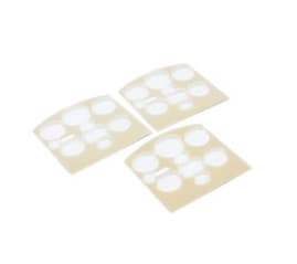 Zebra - Skydd för kontrollpanel (paket om 3)