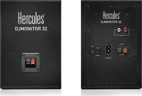 Hercules DJ Monitor 32 - Altavoces de monitor - 30 vatios (Total) - 2 vías (4780885)