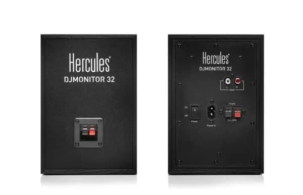 Hercules DJ Monitor 32 - Altavoces de monitor - 30 vatios (Total) - 2 vías (4780885) Svart