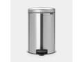 Miniatyrbild 1 av 2: Brabantia 114021 Newicon pedalhink med plasthink, 20 L - Matt stål