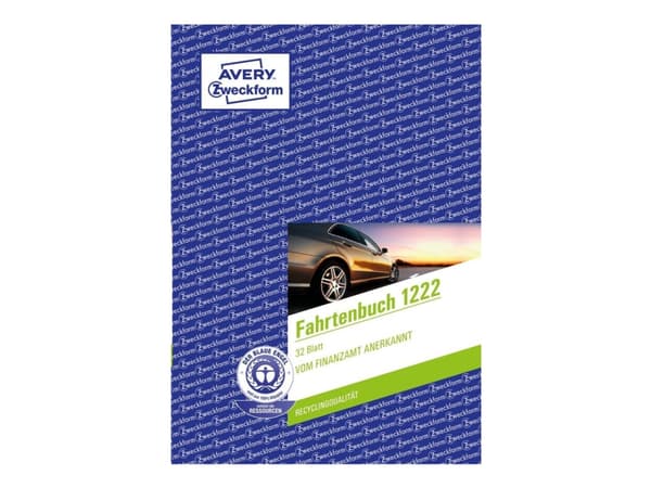 AVERY Zweckform skjemabok "Loggbok", A5, 32 ark resirkulert papir, avgiftssikkert, med årlig (1222)