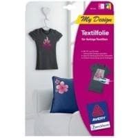 Avery Zweckform My Design Textilfolie för färgade textilier - Påstrykningspapper - A4 (210 x 297 mm) - 4 ark (MD1003)