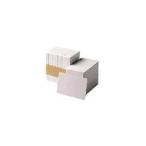 Zebra plastikkort, 500 stk. Plastkort med magnetstribe, LOCO, 0,76 mm, tykkelse: 30mil, 500 stk., farve: hvid (104523-112)