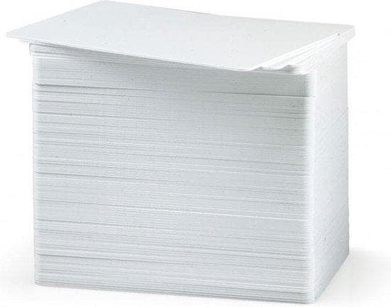 Zebra Premier - PVC-kortti - 30 mil valkoinen - 500 korttia (104523-116)