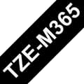 Miniatyrbild 3 av 3: Brother TZe-M365 - matt - självhäftande - vit på mattsvart - rulle (3,6 cm x 8 m) 1 rulle(r) laminerad tejp - för P-Touch PT-530, PT-9200DX, PT-9200PC