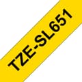 Pikkukuva 2 / 4: Brother TZe-SL651 - Itsekiinnittyvä - Musta keltaisella - Rulla (2,4 cm x 8 m) 1 rulla laminoitu teippi - P-Touch PT-D800W, PT-E550WSP, PT-E550WVP, PT