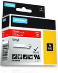 Miniatyrbild 5 av 11: DYMO 1805416 -Standardetiketter - Vit på rött - 12 mm x 5,5 m