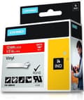 Miniatyrbild 2 av 11: DYMO 1805416 -Standardetiketter - Vit på rött - 12 mm x 5,5 m