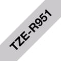 Miniatyrbild 3 av 3: Brother TZe-R951 - Silkeslen - Svart på Silver - Rulle (2,4 cm x 4 m) 1 rulle(r) tejp - för Brother PT-D600, P-Touch PT-D800, P900, P950, P-Touch Cube