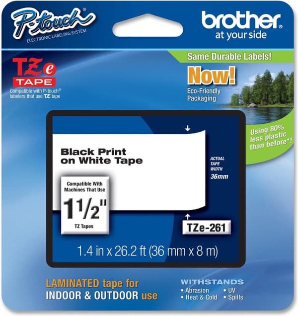 Brother TZe-261 tarratulostin-teippi TZ