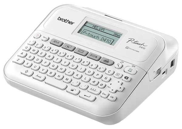 BROTHER PTD410VPYJ1 Label printer PT-D410VP desktop TZe 3.5-18mm easy-to-read graphic display P-touch carrying case